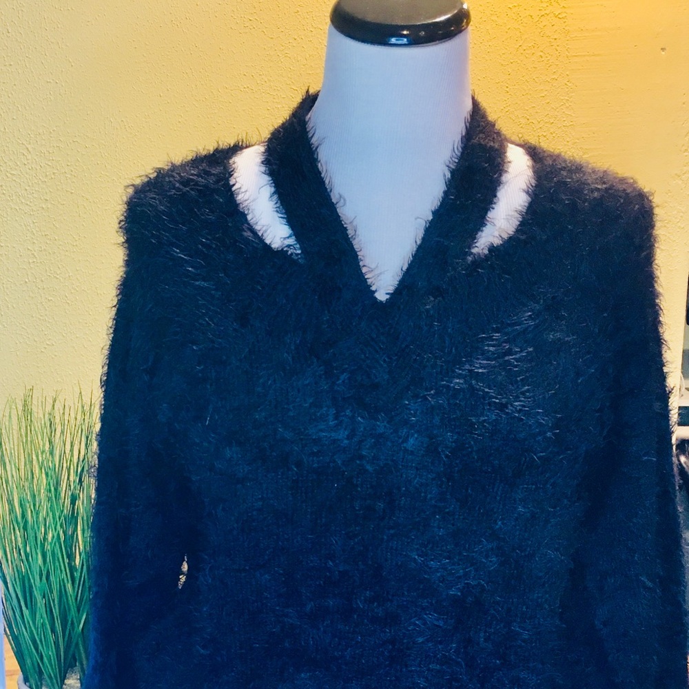 Express Fuzzy Black Sweater unbelievably soft